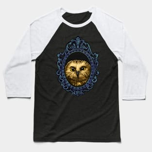 Bird Cameo: Pygmy Owl (Fiercely Adorable) Baseball T-Shirt